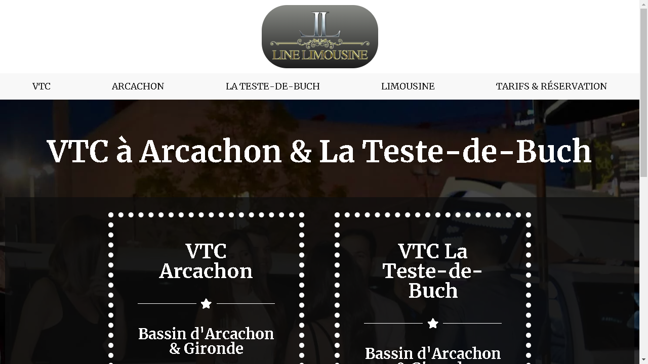 Capture d'écran de http://vtc-line-limousine.com/